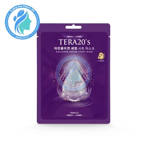 Mặt nạ TERA20's Collagen Serum Sheet Mask 28ml - Giúp cung cấp độ ẩm cho da